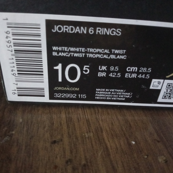 Jordans 6 rings - Picture 2 of 3